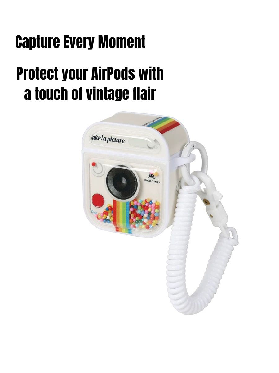 Retro Camera AirPods Case