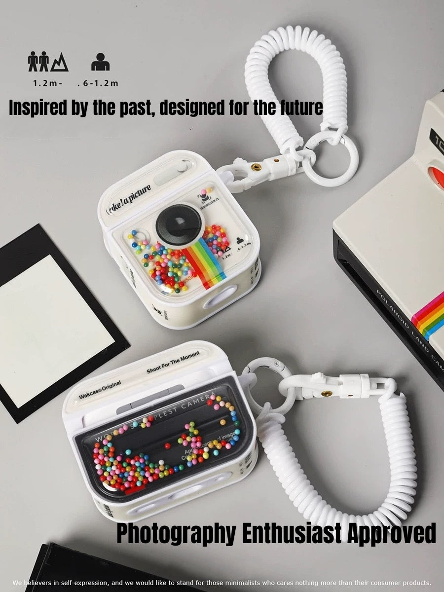 Retro Camera AirPods Case